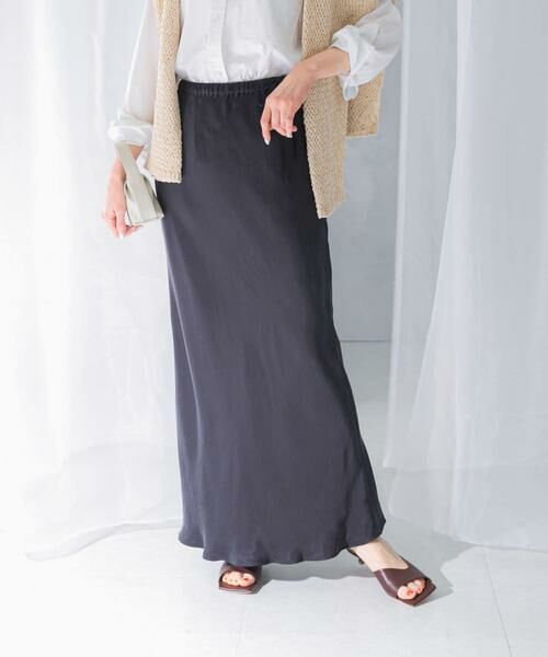 URBAN RESEARCH ROSSO / アーバンリサーチ ロッソ スカート | キュプラバイヤススカート | 詳細4