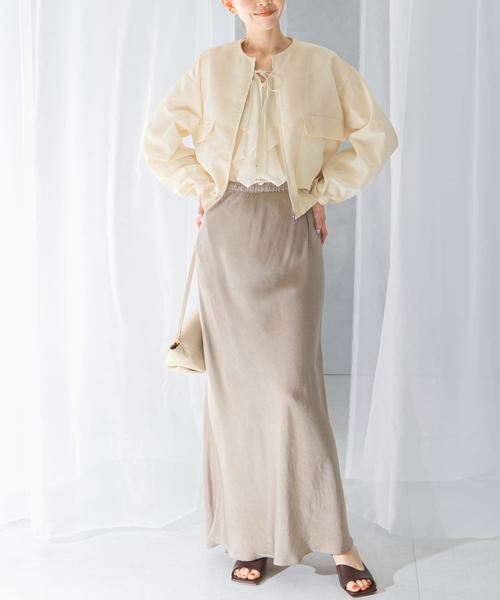 URBAN RESEARCH ROSSO / アーバンリサーチ ロッソ スカート | キュプラバイヤススカート | 詳細23