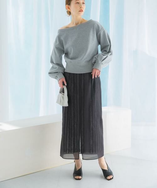 URBAN RESEARCH ROSSO / アーバンリサーチ ロッソ スカート | ジャガードレイヤースカート | 詳細15