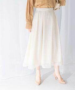 URBAN RESEARCH ROSSO / アーバンリサーチ ロッソ スカート | シアーメッシュフレアスカート