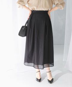 URBAN RESEARCH ROSSO / アーバンリサーチ ロッソ スカート | シアーメッシュフレアスカート