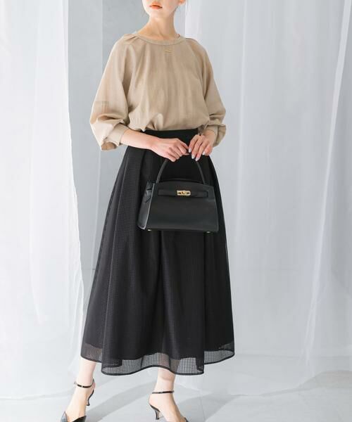 URBAN RESEARCH ROSSO / アーバンリサーチ ロッソ スカート | シアーメッシュフレアスカート | 詳細12