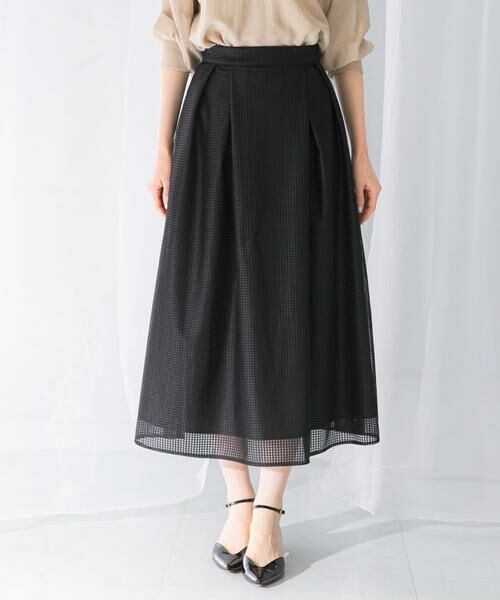 URBAN RESEARCH ROSSO / アーバンリサーチ ロッソ スカート | シアーメッシュフレアスカート | 詳細15