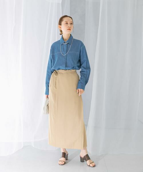 URBAN RESEARCH ROSSO / アーバンリサーチ ロッソ スカート | ラップデザインスカート | 詳細16