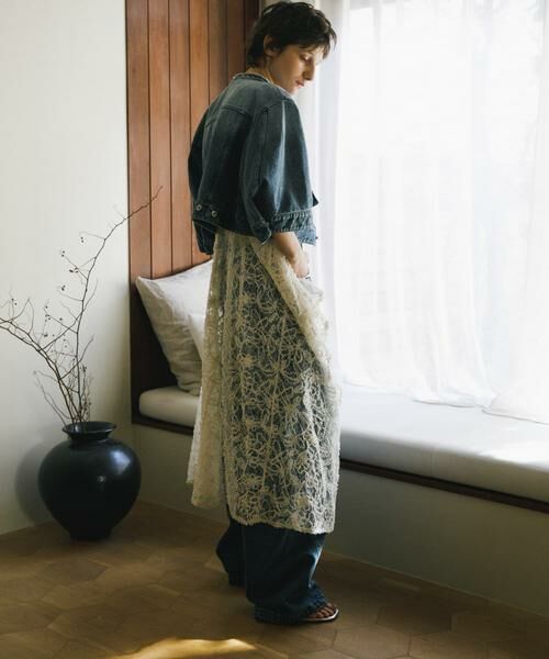 URBAN RESEARCH ROSSO / アーバンリサーチ ロッソ ワンピース | レースデザインキャミワンピース | 詳細10