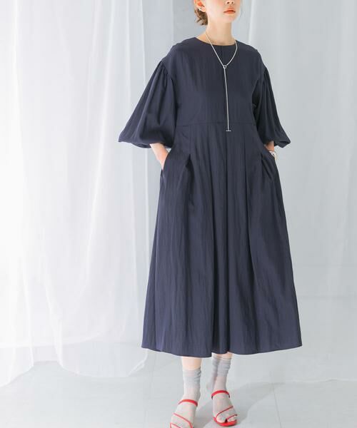 URBAN RESEARCH ROSSO / アーバンリサーチ ロッソ ワンピース | ボリュームスリーブタックワンピース | 詳細17