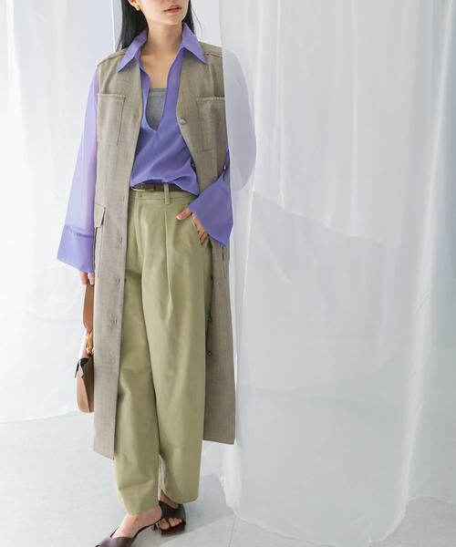 URBAN RESEARCH ROSSO / アーバンリサーチ ロッソ ワンピース | ポケットデザインレイヤードワンピース | 詳細3