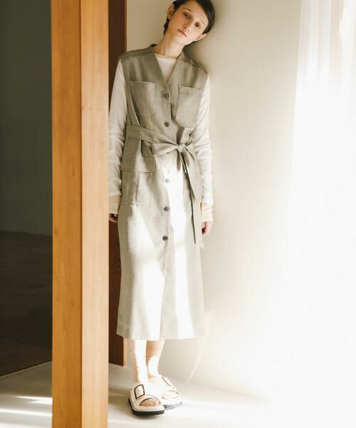 URBAN RESEARCH ROSSO / アーバンリサーチ ロッソ ワンピース | ポケットデザインレイヤードワンピース | 詳細7