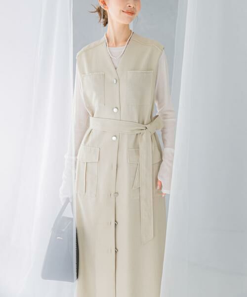 URBAN RESEARCH ROSSO / アーバンリサーチ ロッソ ワンピース | ポケットデザインレイヤードワンピース | 詳細17