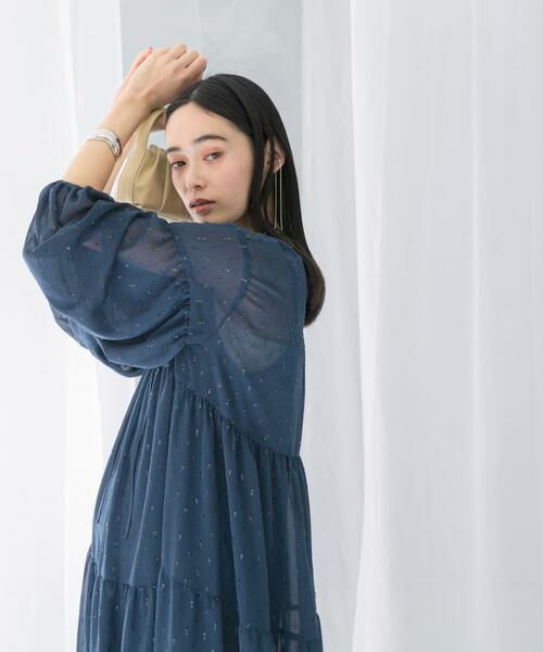 URBAN RESEARCH ROSSO / アーバンリサーチ ロッソ ワンピース | カットジャガードティアードワンピース | 詳細1