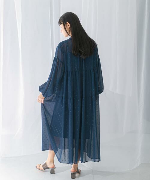 URBAN RESEARCH ROSSO / アーバンリサーチ ロッソ ワンピース | カットジャガードティアードワンピース | 詳細13