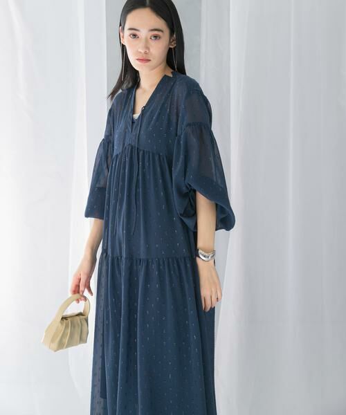 URBAN RESEARCH ROSSO / アーバンリサーチ ロッソ ワンピース | カットジャガードティアードワンピース | 詳細3