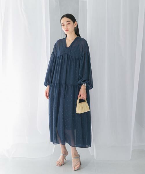 URBAN RESEARCH ROSSO / アーバンリサーチ ロッソ ワンピース | カットジャガードティアードワンピース | 詳細4