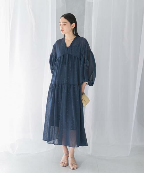 URBAN RESEARCH ROSSO / アーバンリサーチ ロッソ ワンピース | カットジャガードティアードワンピース | 詳細5