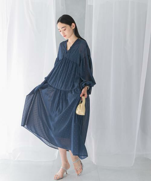 URBAN RESEARCH ROSSO / アーバンリサーチ ロッソ ワンピース | カットジャガードティアードワンピース | 詳細6