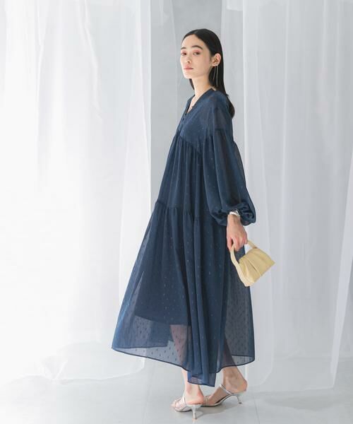 URBAN RESEARCH ROSSO / アーバンリサーチ ロッソ ワンピース | カットジャガードティアードワンピース | 詳細7