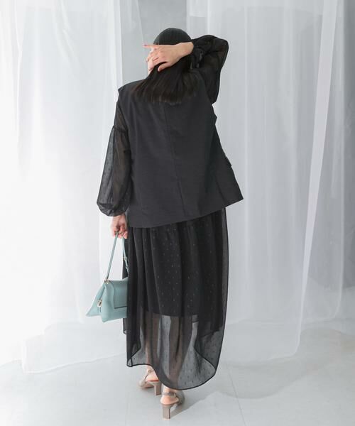 URBAN RESEARCH ROSSO / アーバンリサーチ ロッソ ワンピース | カットジャガードティアードワンピース | 詳細23