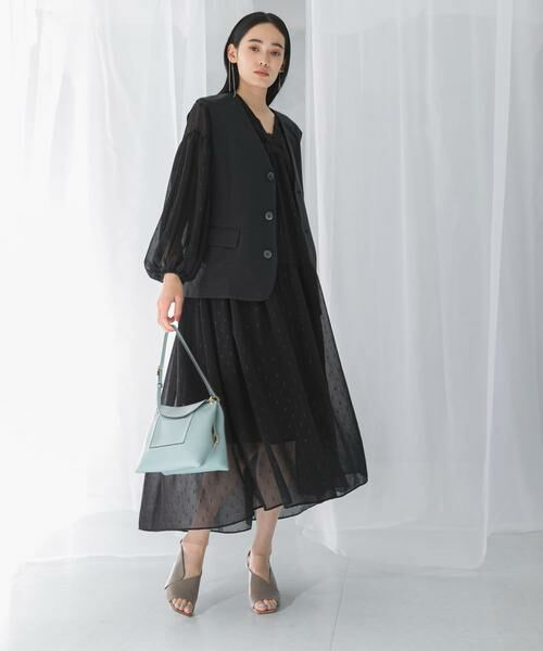 URBAN RESEARCH ROSSO / アーバンリサーチ ロッソ ワンピース | カットジャガードティアードワンピース | 詳細24