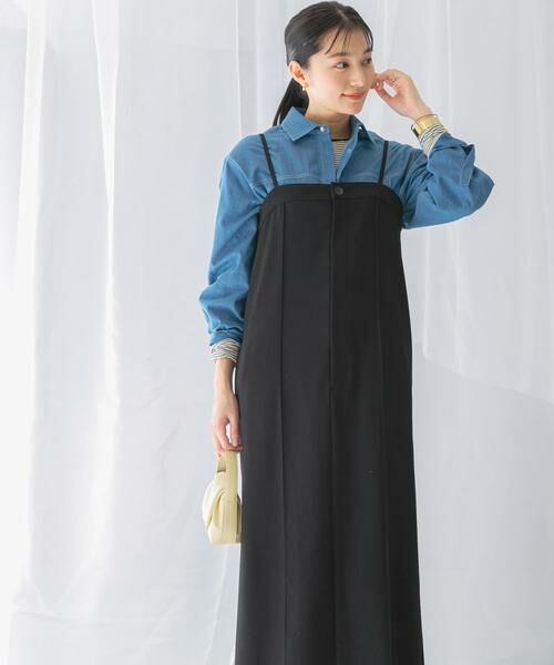 URBAN RESEARCH ROSSO / アーバンリサーチ ロッソ ワンピース | ストレートベアキャミワンピース | 詳細1