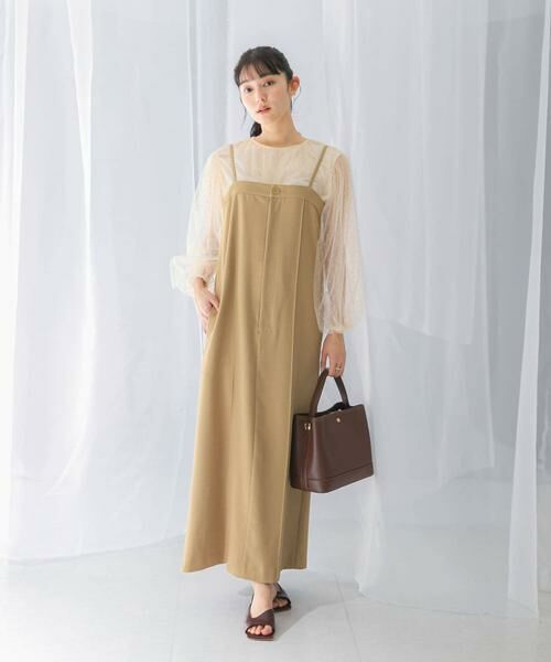 URBAN RESEARCH ROSSO / アーバンリサーチ ロッソ ワンピース | ストレートベアキャミワンピース | 詳細18