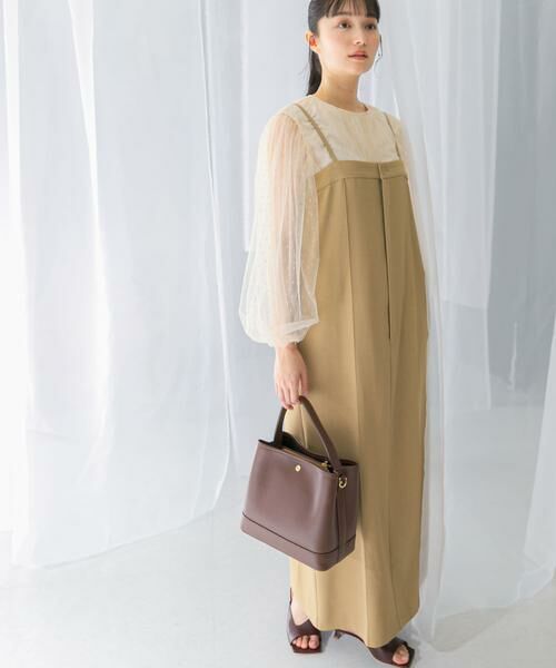 URBAN RESEARCH ROSSO / アーバンリサーチ ロッソ ワンピース | ストレートベアキャミワンピース | 詳細20