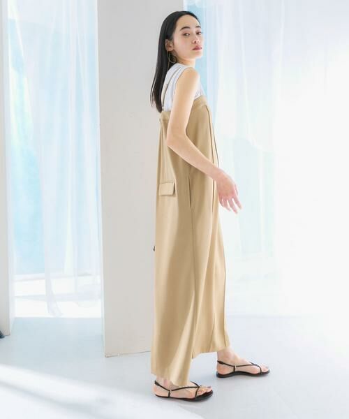 URBAN RESEARCH ROSSO / アーバンリサーチ ロッソ ワンピース | ストレートベアキャミワンピース(ベージュ)