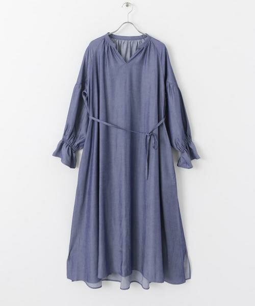 URBAN RESEARCH ROSSO / アーバンリサーチ ロッソ ワンピース | デニムライクギャザーワンピース | 詳細6