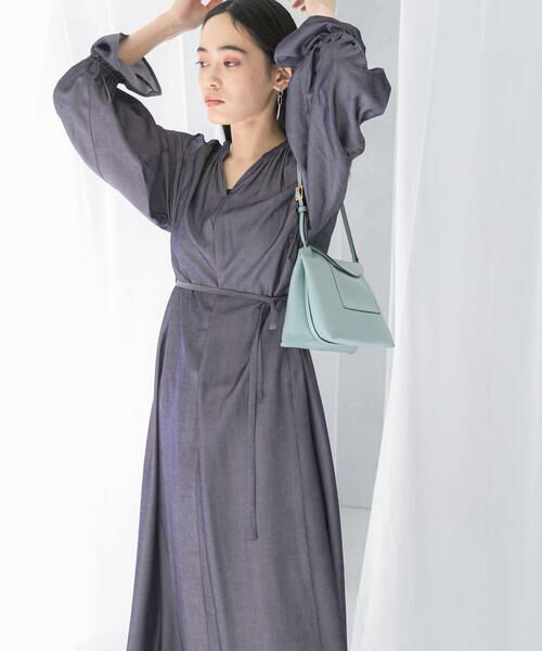 URBAN RESEARCH ROSSO / アーバンリサーチ ロッソ ワンピース | デニムライクギャザーワンピース | 詳細9