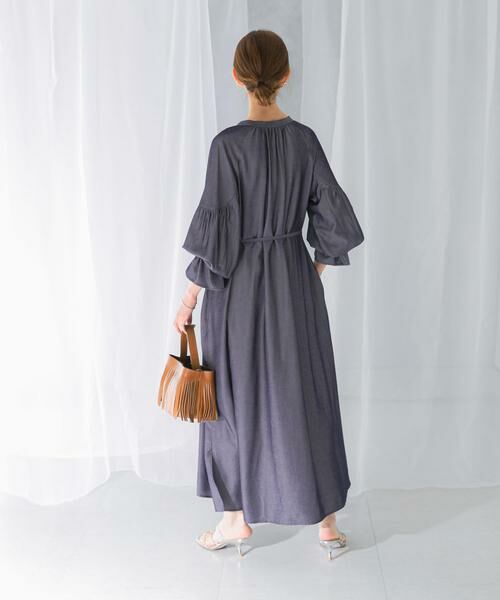 URBAN RESEARCH ROSSO / アーバンリサーチ ロッソ ワンピース | デニムライクギャザーワンピース | 詳細20