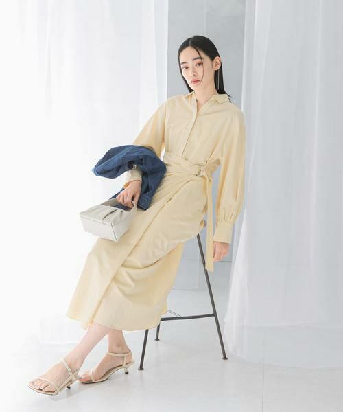 URBAN RESEARCH ROSSO / アーバンリサーチ ロッソ ワンピース | ラップデザインスキッパーワンピース | 詳細1