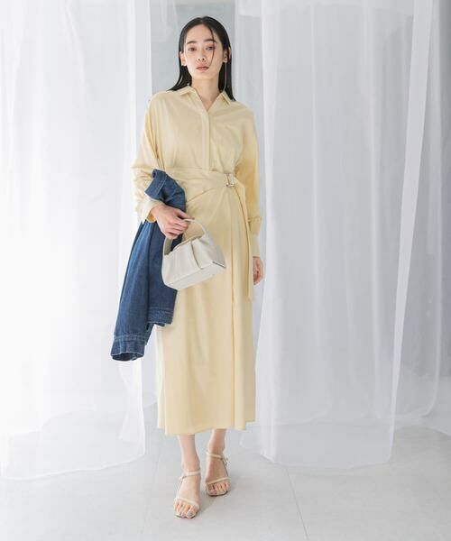 URBAN RESEARCH ROSSO / アーバンリサーチ ロッソ ワンピース | ラップデザインスキッパーワンピース | 詳細3