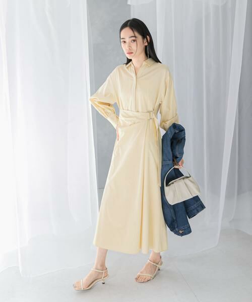 URBAN RESEARCH ROSSO / アーバンリサーチ ロッソ ワンピース | ラップデザインスキッパーワンピース | 詳細4