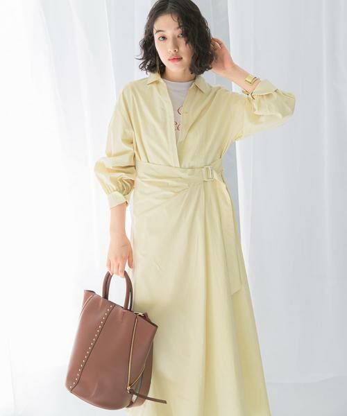 URBAN RESEARCH ROSSO / アーバンリサーチ ロッソ ワンピース | ラップデザインスキッパーワンピース | 詳細7