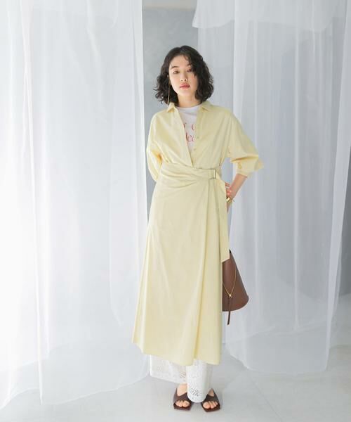 URBAN RESEARCH ROSSO / アーバンリサーチ ロッソ ワンピース | ラップデザインスキッパーワンピース | 詳細8