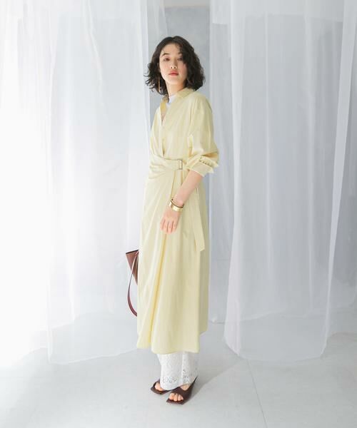 URBAN RESEARCH ROSSO / アーバンリサーチ ロッソ ワンピース | ラップデザインスキッパーワンピース | 詳細9