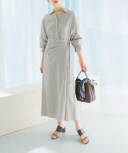 URBAN RESEARCH ROSSO / アーバンリサーチ ロッソ ワンピース | ラップデザインスキッパーワンピース | 詳細23