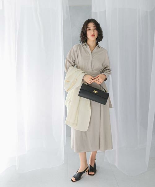 URBAN RESEARCH ROSSO / アーバンリサーチ ロッソ ワンピース | ラップデザインスキッパーワンピース | 詳細25