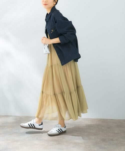 URBAN RESEARCH ROSSO / アーバンリサーチ ロッソ ワンピース | シアーティアードワンピース | 詳細1