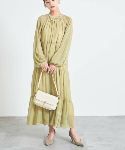 URBAN RESEARCH ROSSO / アーバンリサーチ ロッソ ワンピース | シアーティアードワンピース | 詳細2