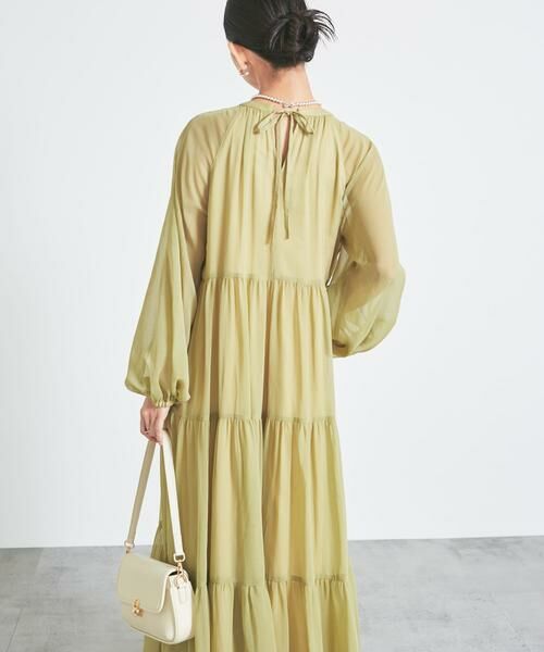 URBAN RESEARCH ROSSO / アーバンリサーチ ロッソ ワンピース | シアーティアードワンピース | 詳細4