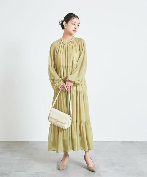 URBAN RESEARCH ROSSO / アーバンリサーチ ロッソ ワンピース | シアーティアードワンピース | 詳細5