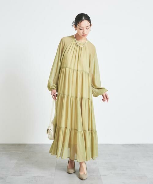 URBAN RESEARCH ROSSO / アーバンリサーチ ロッソ ワンピース | シアーティアードワンピース | 詳細7