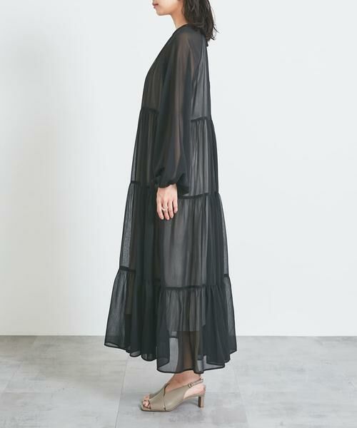 URBAN RESEARCH ROSSO / アーバンリサーチ ロッソ ワンピース | シアーティアードワンピース | 詳細24