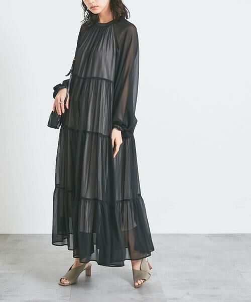 URBAN RESEARCH ROSSO / アーバンリサーチ ロッソ ワンピース | シアーティアードワンピース | 詳細16