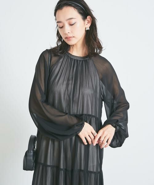 URBAN RESEARCH ROSSO / アーバンリサーチ ロッソ ワンピース | シアーティアードワンピース | 詳細18