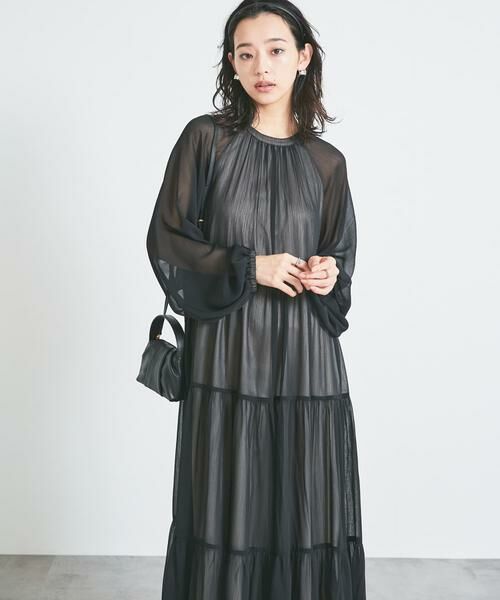 URBAN RESEARCH ROSSO / アーバンリサーチ ロッソ ワンピース | シアーティアードワンピース | 詳細19