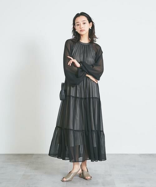 URBAN RESEARCH ROSSO / アーバンリサーチ ロッソ ワンピース | シアーティアードワンピース | 詳細20