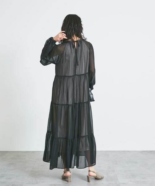 URBAN RESEARCH ROSSO / アーバンリサーチ ロッソ ワンピース | シアーティアードワンピース | 詳細22