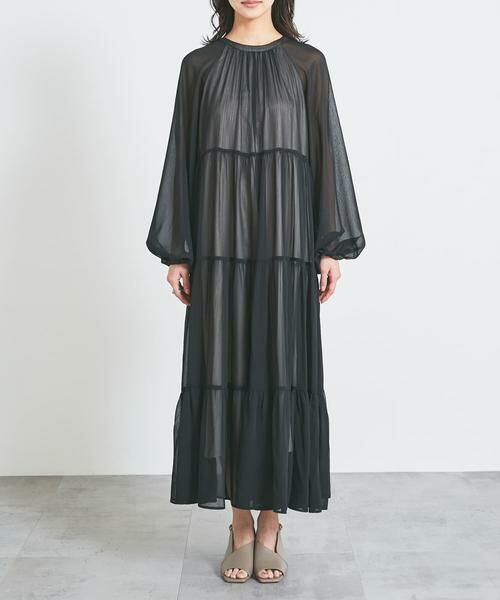 URBAN RESEARCH ROSSO / アーバンリサーチ ロッソ ワンピース | シアーティアードワンピース | 詳細23