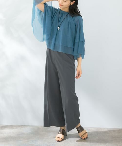 URBAN RESEARCH ROSSO / アーバンリサーチ ロッソ サロペット・オールインワン | チュールブラウスセットオールインワン | 詳細2